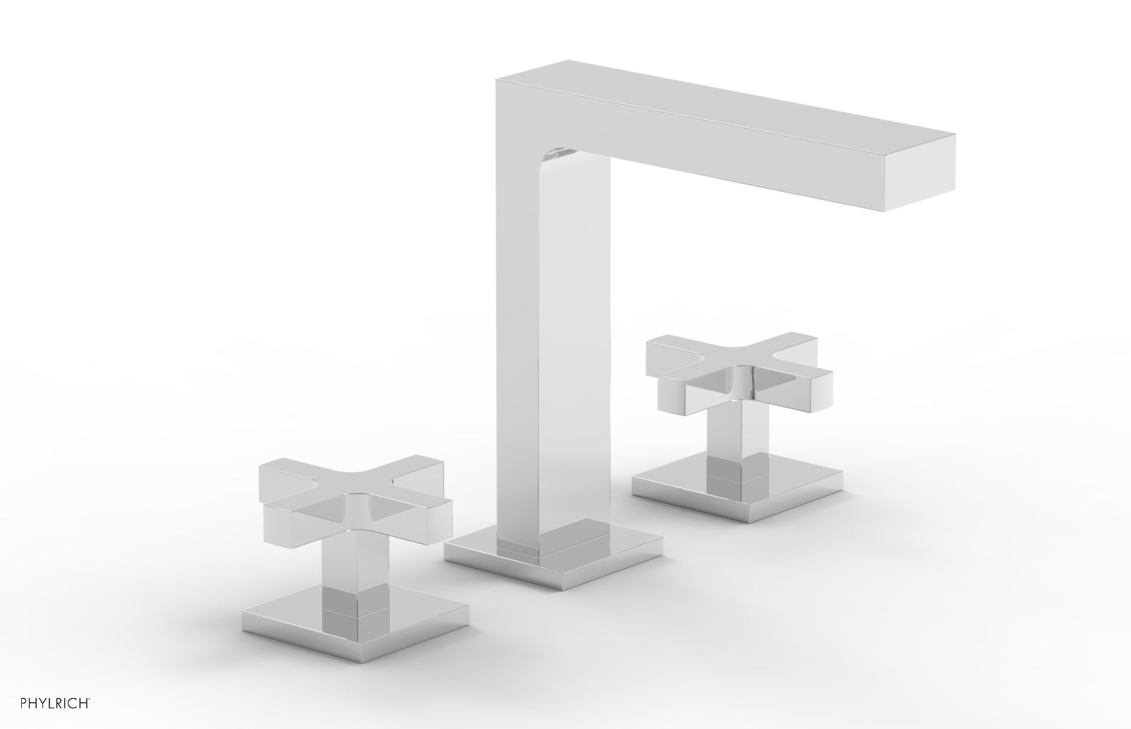 CROI - Widespread Faucet - High Spout Cross Handles 255-01 — thumbnail 2