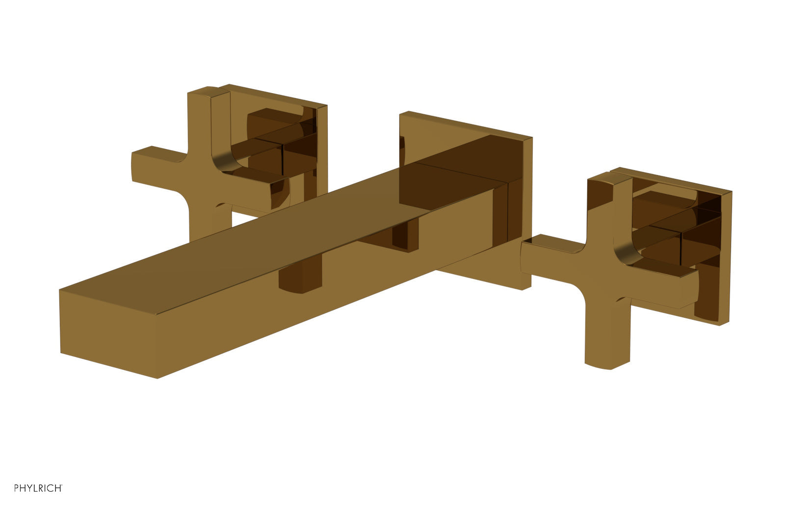 CROI - Wall Lavatory Set - Cross Handle 255-11