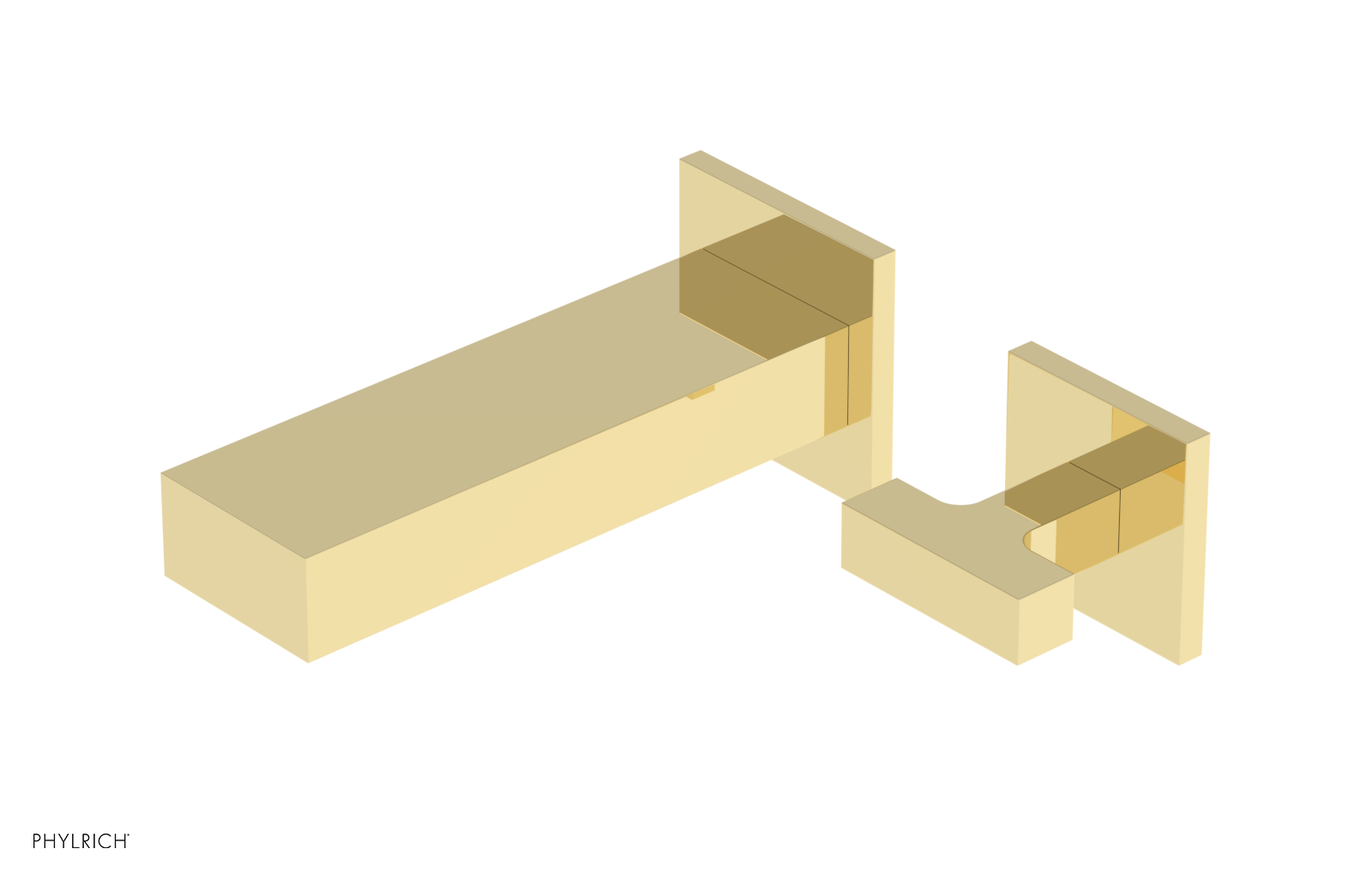 CROI - 10" Single Cross Handle Wall Lavatory Set 255-15-10