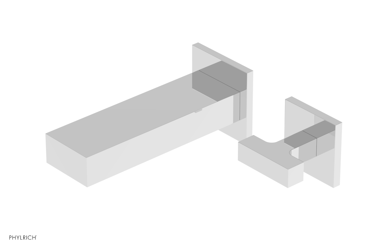 CROI - 10" Single Cross Handle Wall Lavatory Set 255-15-10