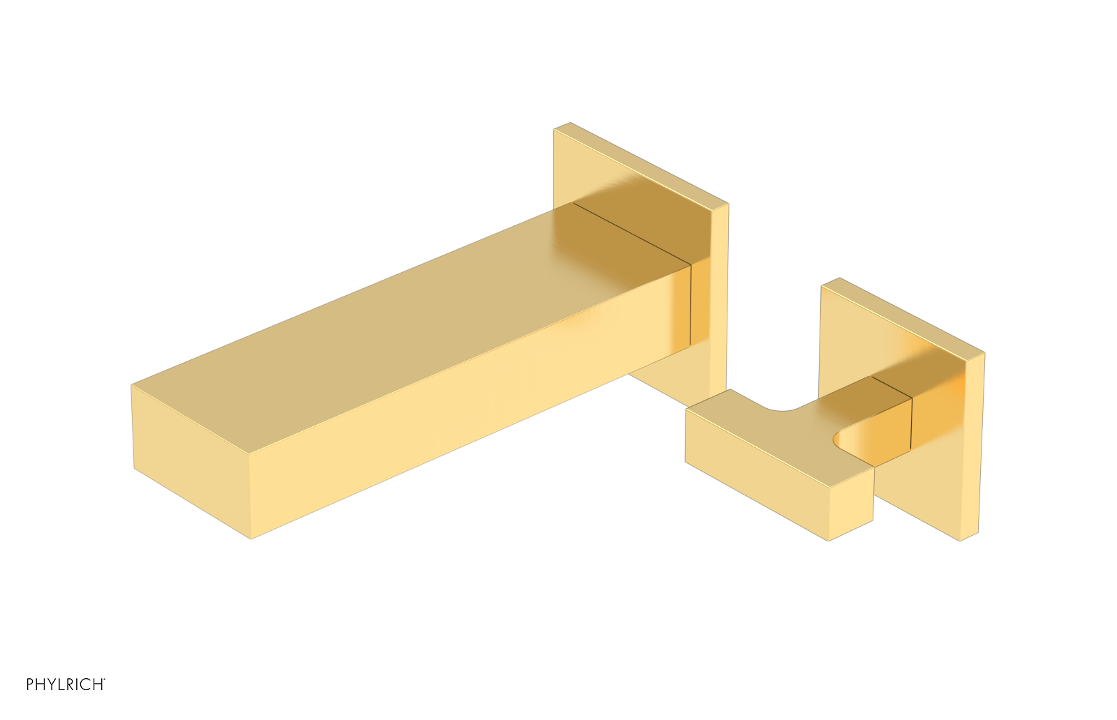 CROI - 10" Single Cross Handle Wall Lavatory Set 255-15-10