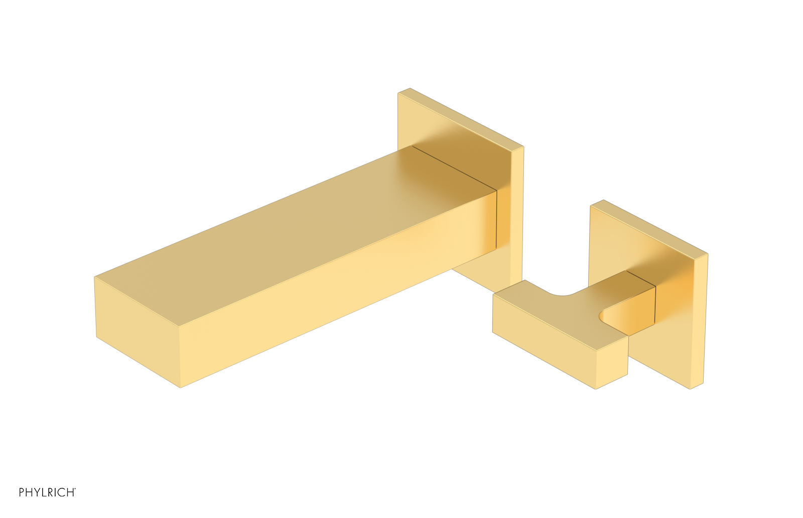 CROI - 10" Single Cross Handle Wall Lavatory Set 255-15-10