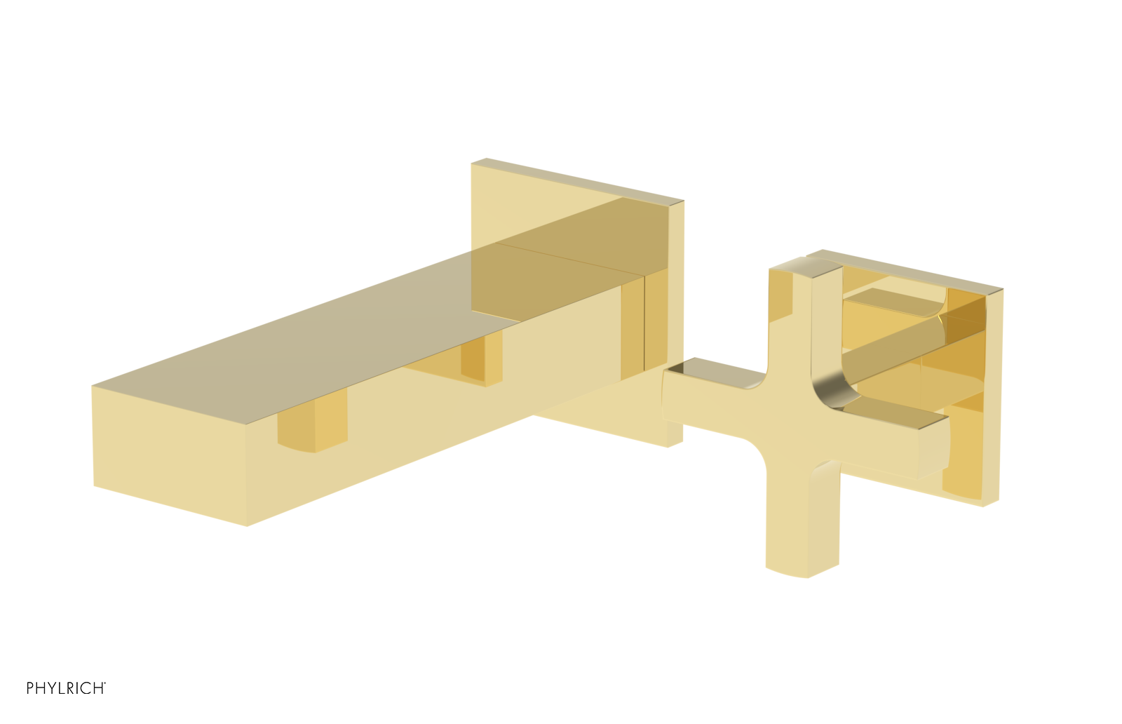 CROI - 6" Single Cross Handle Wall Lavatory Set 255-15-6 — image 1