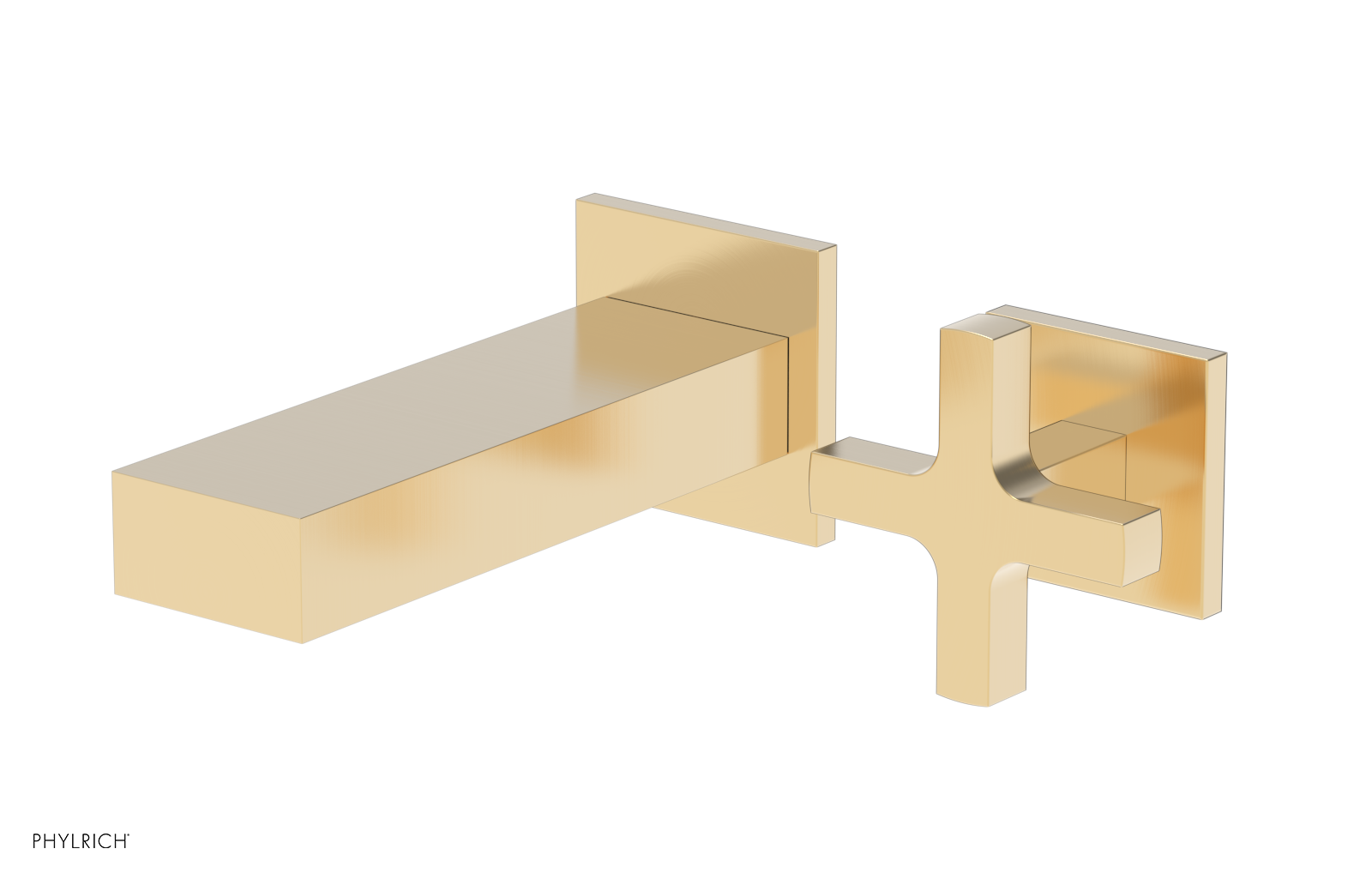 CROI - 6" Single Cross Handle Wall Lavatory Set 255-15-6 — thumbnail 2