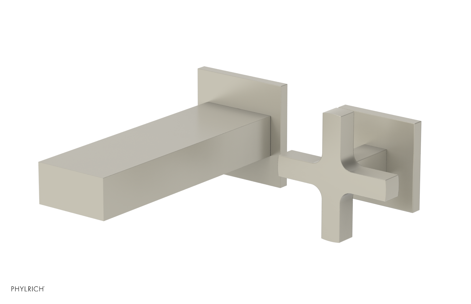 CROI - 6" Single Cross Handle Wall Lavatory Set 255-15-6