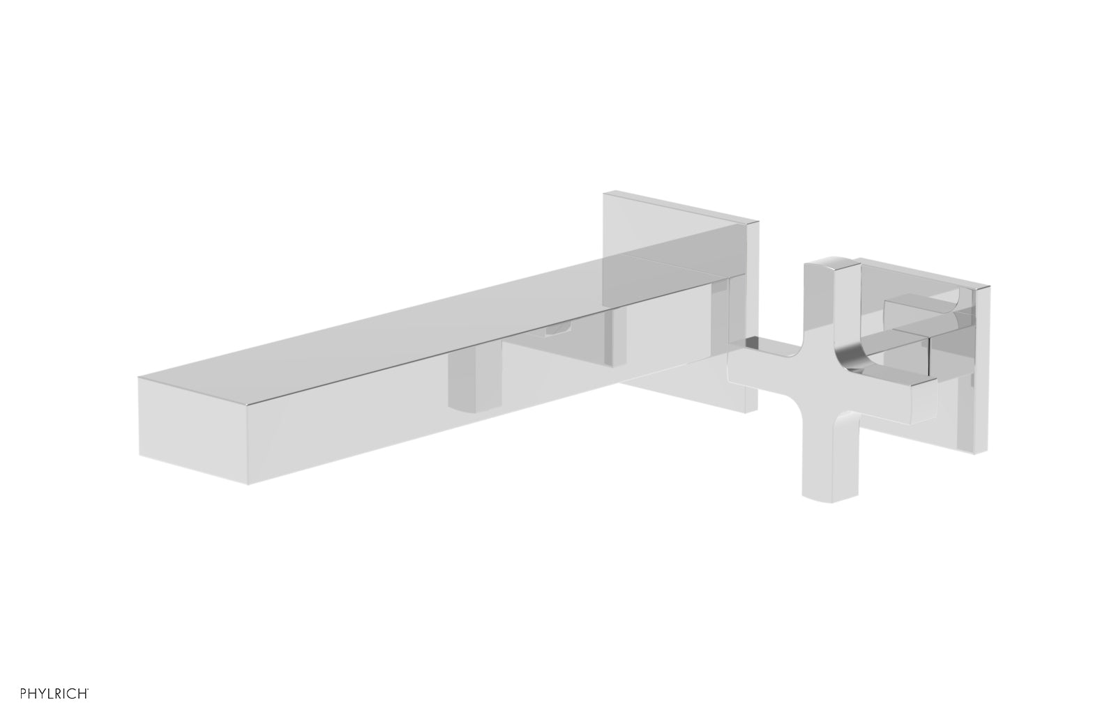 CROI - Single Cross Handle Wall Lavatory Set 255-15 — thumbnail 3