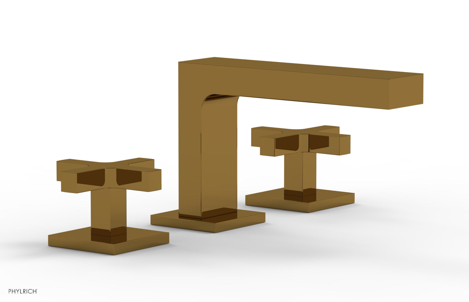 CROI - Widespread Faucet - Low Spout Cross Handles 255L-01