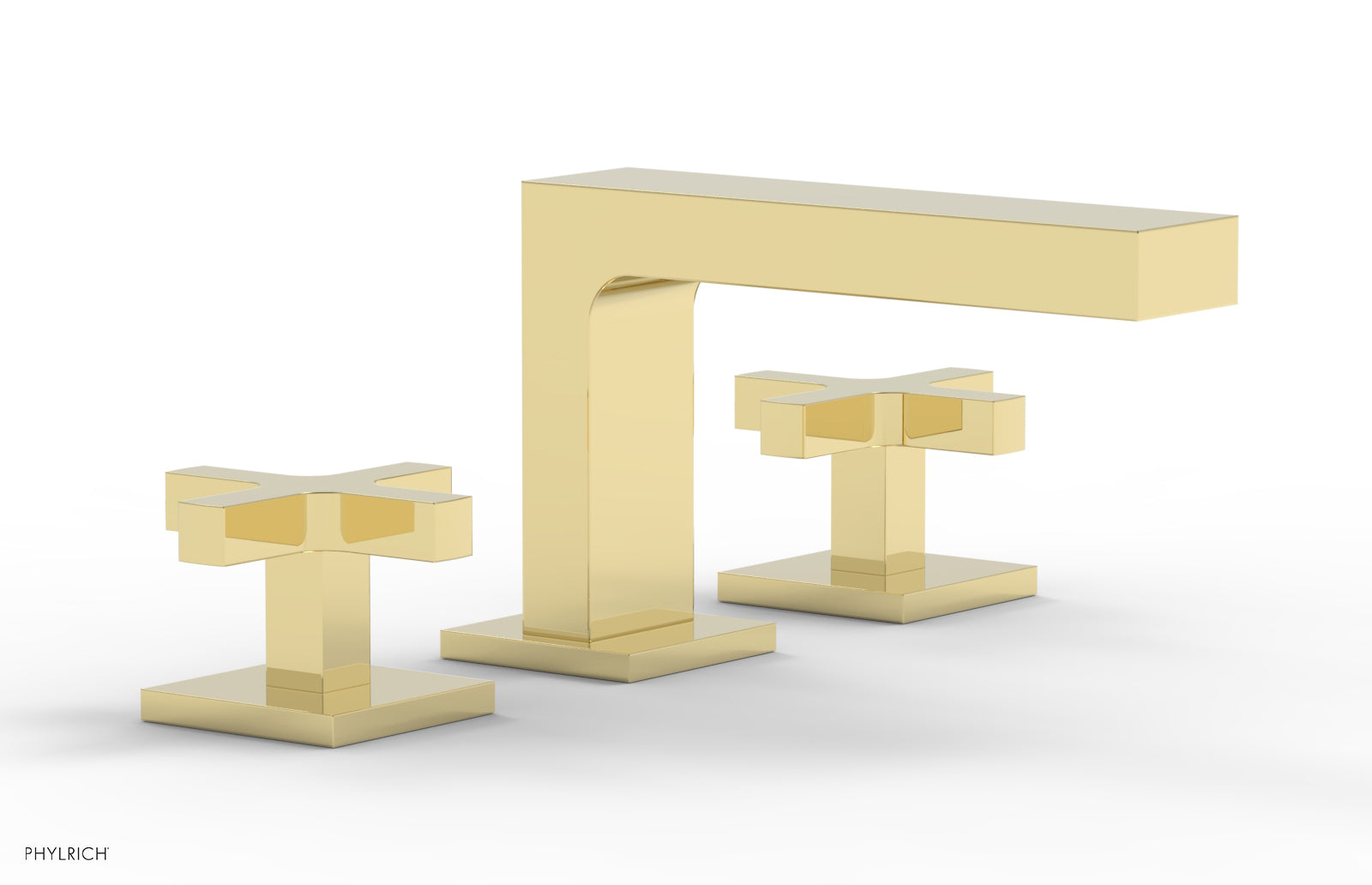 CROI - Widespread Faucet - Low Spout Cross Handles 255L-01