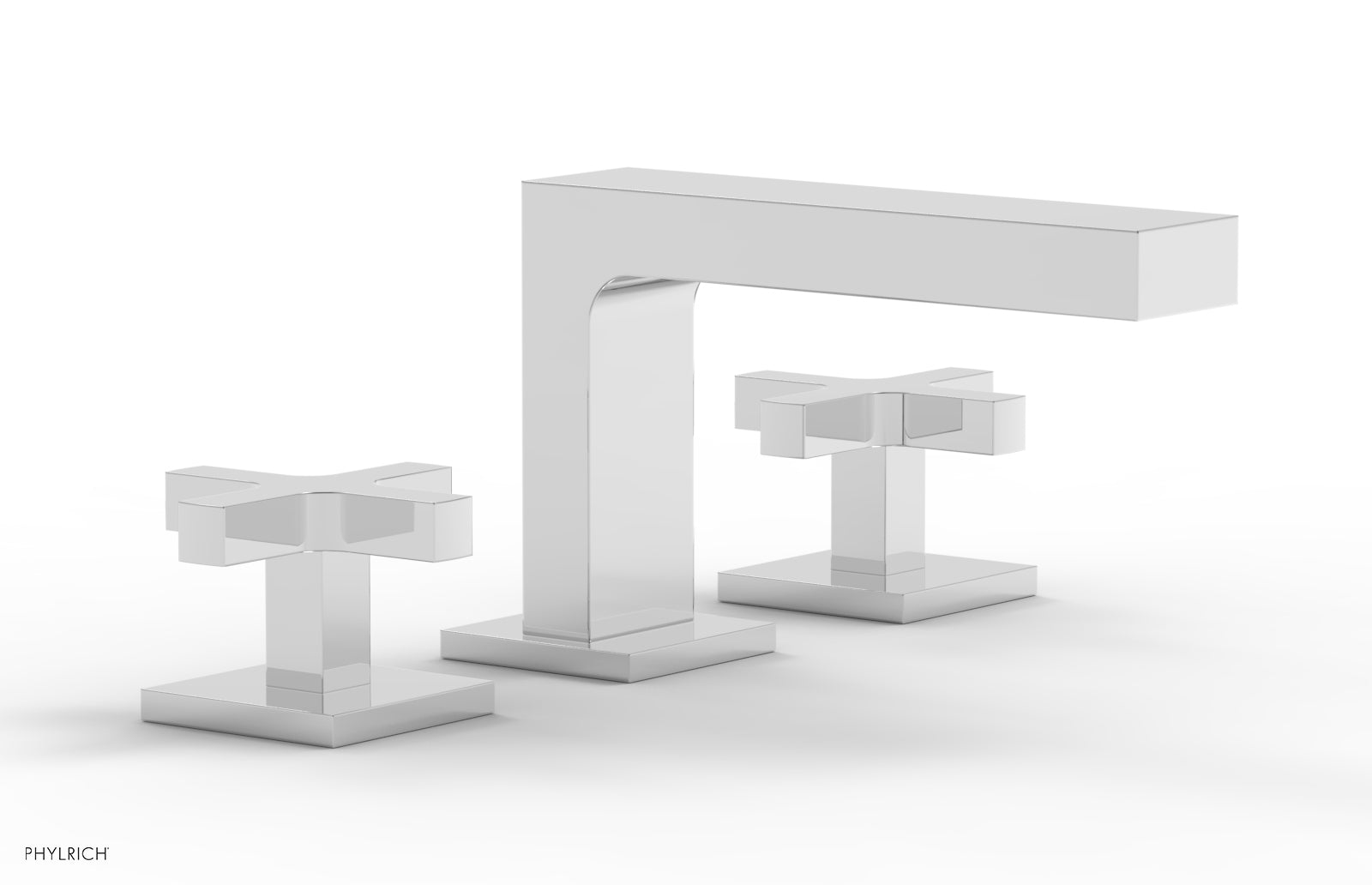 CROI - Widespread Faucet - Low Spout Cross Handles 255L-01