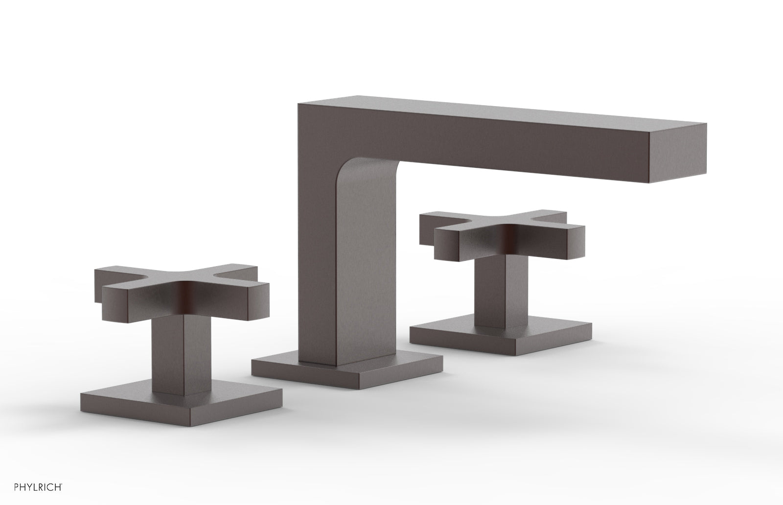 CROI - Widespread Faucet - Low Spout Cross Handles 255L-01 — image 1