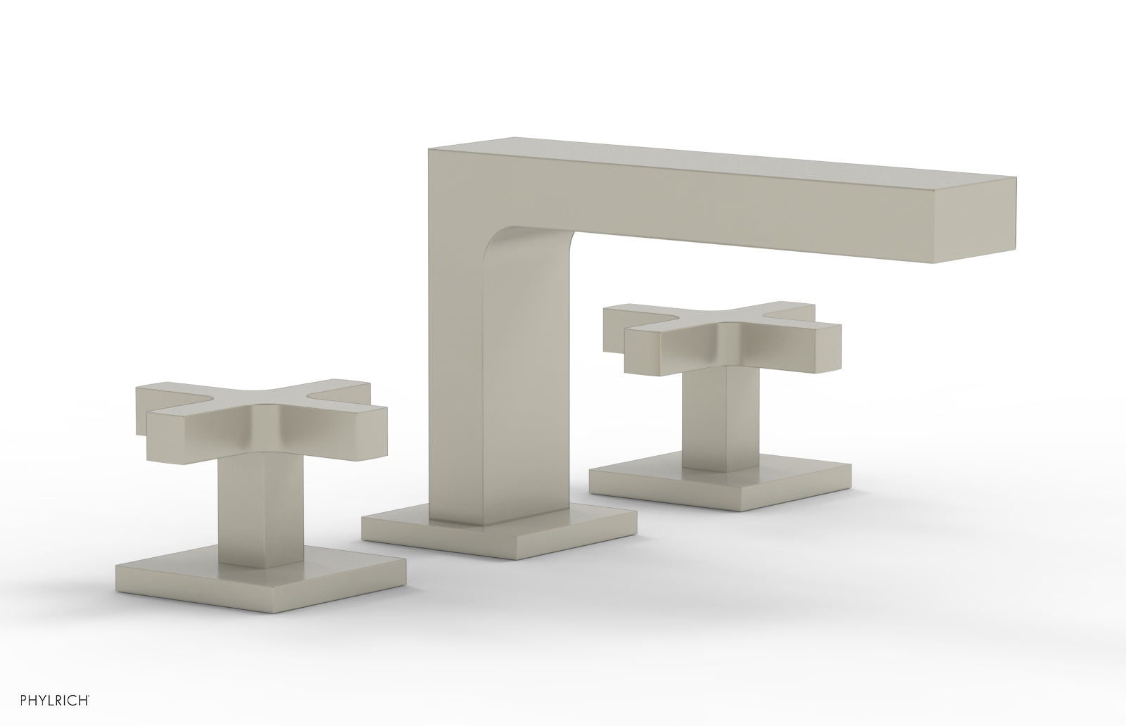 CROI - Widespread Faucet - Low Spout Cross Handles 255L-01 — image 1