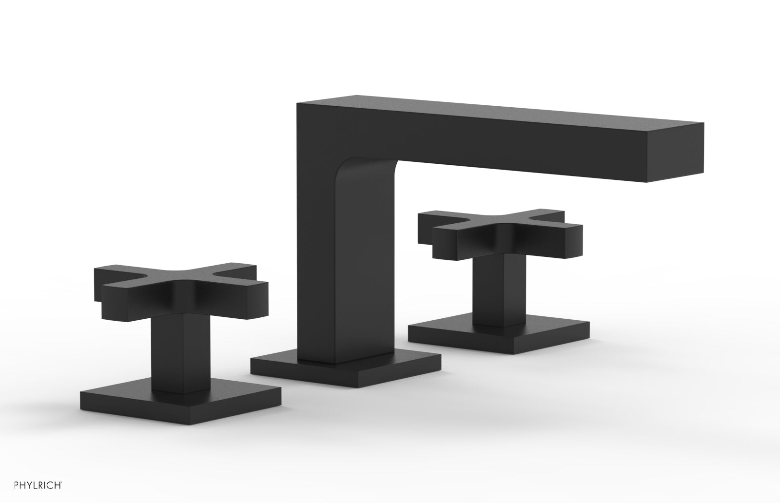 CROI - Widespread Faucet - Low Spout Cross Handles 255L-01 — image 1