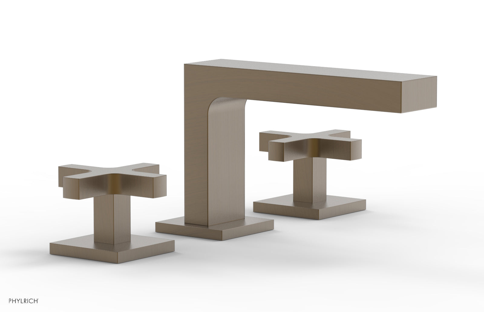 CROI - Widespread Faucet - Low Spout Cross Handles 255L-01