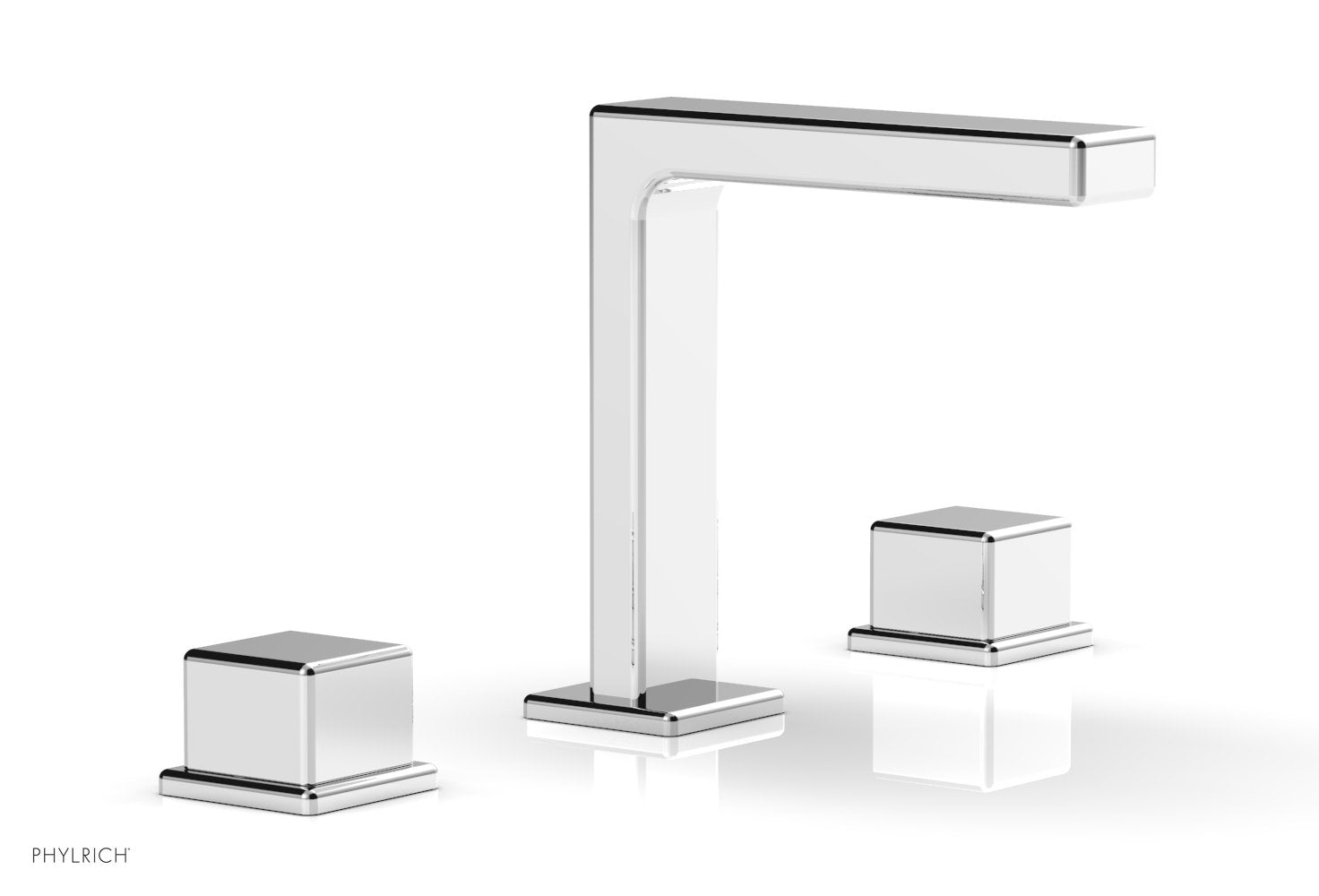 MIX Widespread Faucet - Cube Handles 6-3/4" Height 290-04 — thumbnail 2