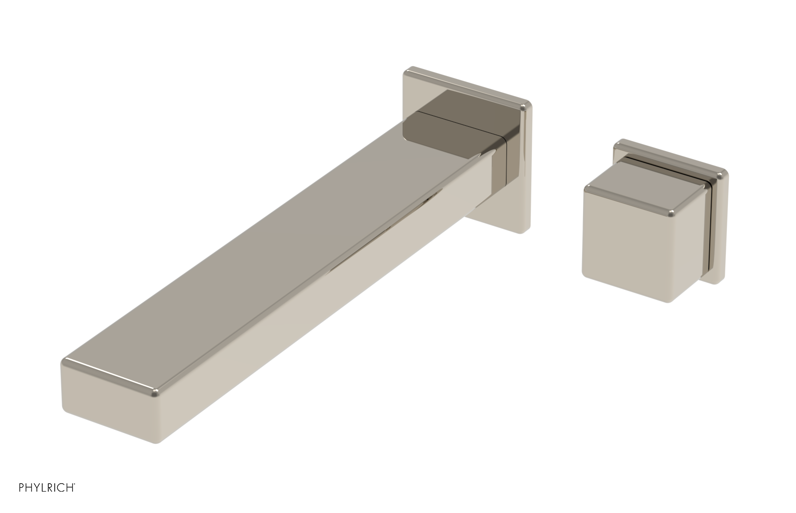 MIX - 10" Single Handle Wall Lavatory Set - Cube Handle 290-20-10 — thumbnail 3