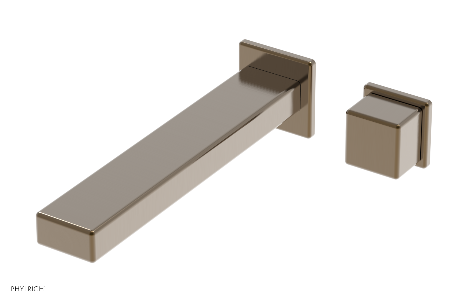 MIX - 10" Single Handle Wall Lavatory Set - Cube Handle 290-20-10