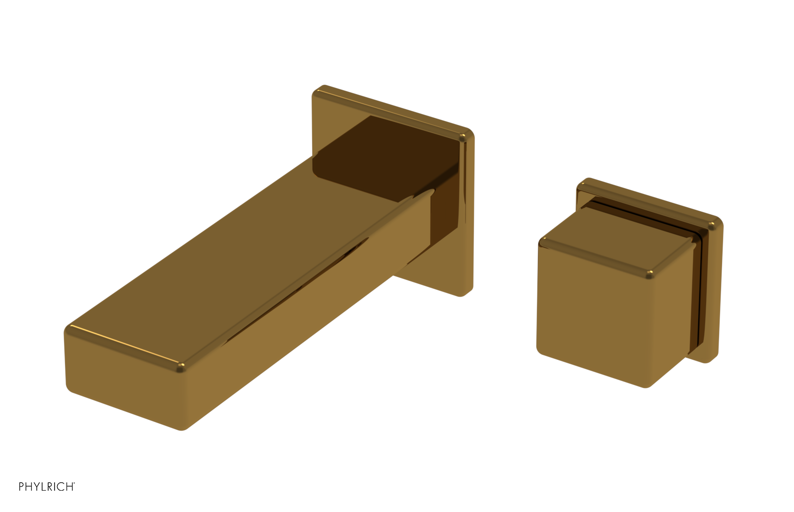 MIX - 6" Single Handle Wall Lavatory Set - Cube Handle 290-20-6