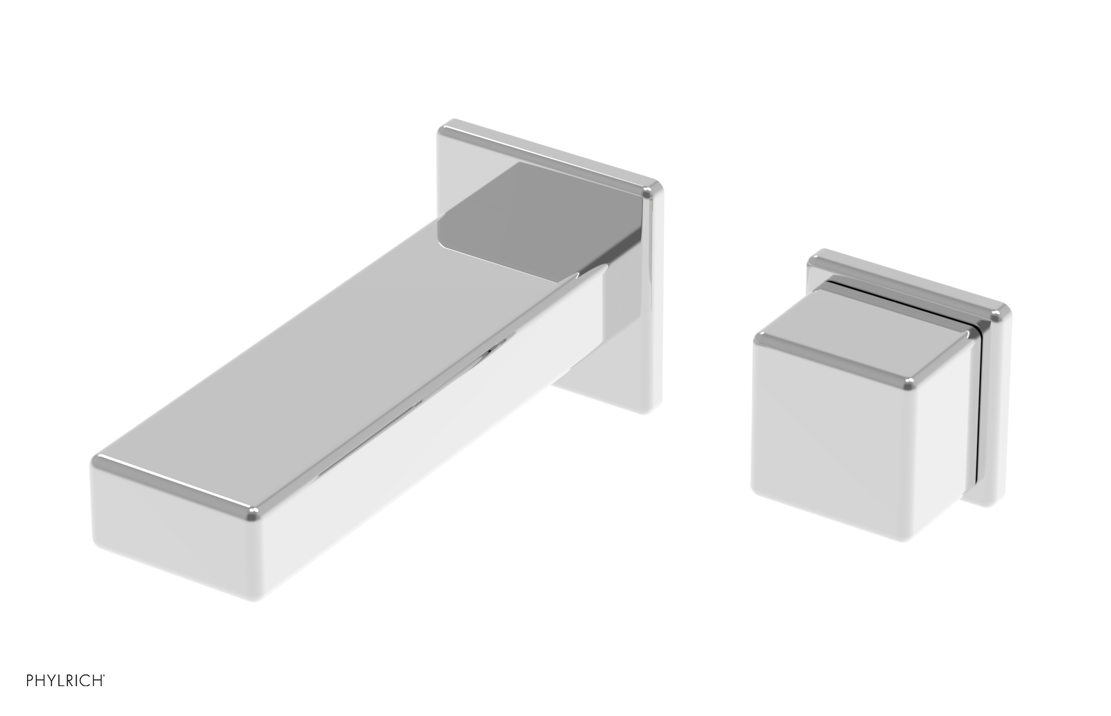 MIX - 6" Single Handle Wall Lavatory Set - Cube Handle 290-20-6 — image 1