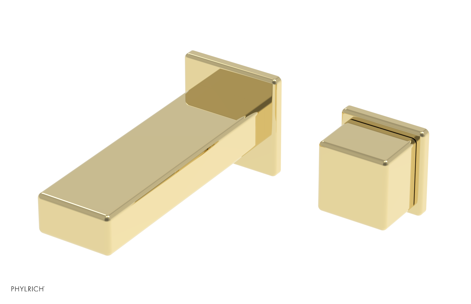 MIX - 6" Single Handle Wall Lavatory Set - Cube Handle 290-20-6