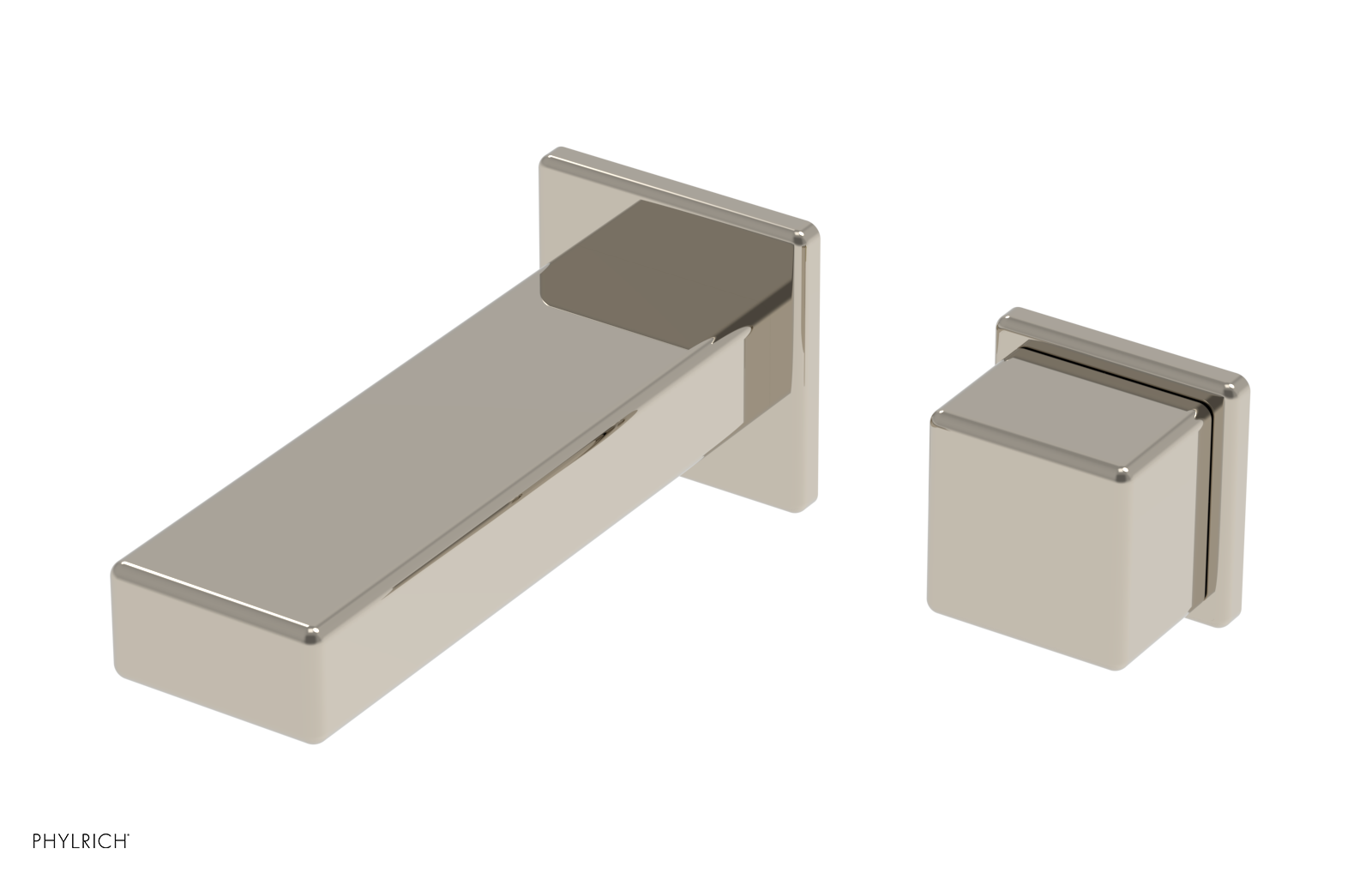 MIX - 6" Single Handle Wall Lavatory Set - Cube Handle 290-20-6