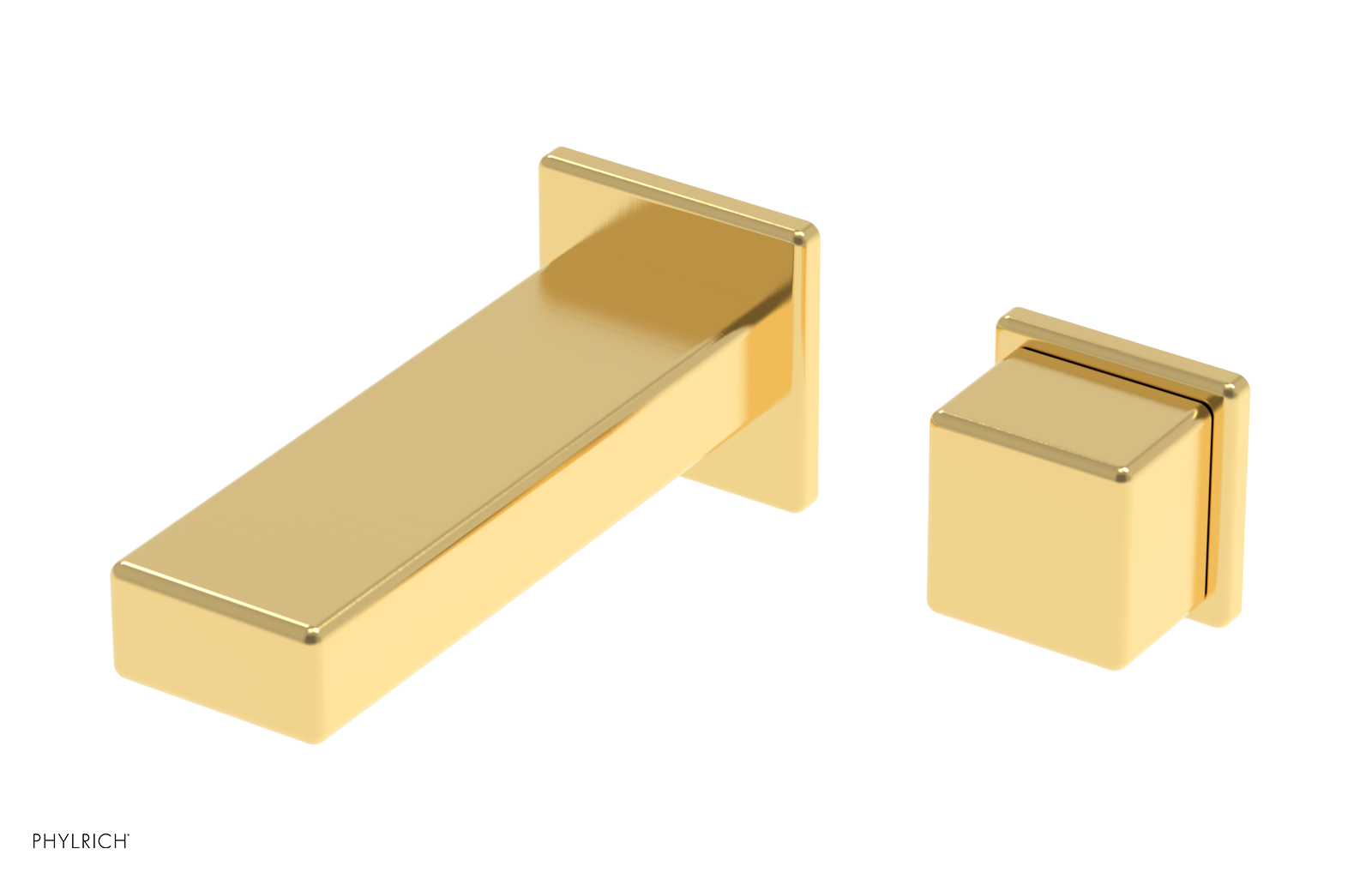 MIX - 6" Single Handle Wall Lavatory Set - Cube Handle 290-20-6 — image 1