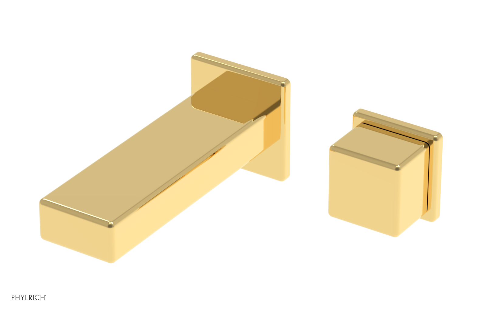 MIX - 6" Single Handle Wall Lavatory Set - Cube Handle 290-20-6