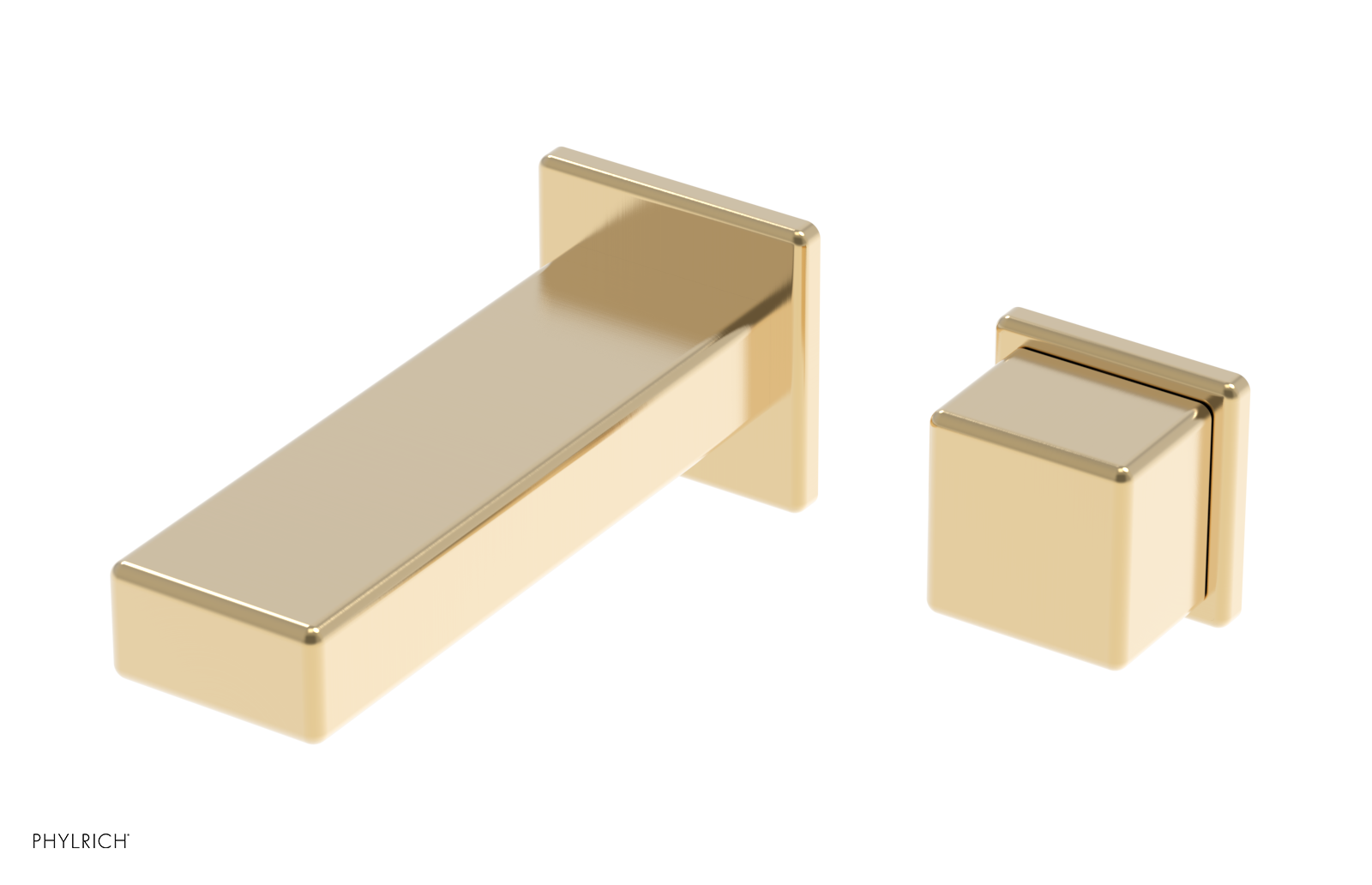 MIX - 6" Single Handle Wall Lavatory Set - Cube Handle 290-20-6 — image 1