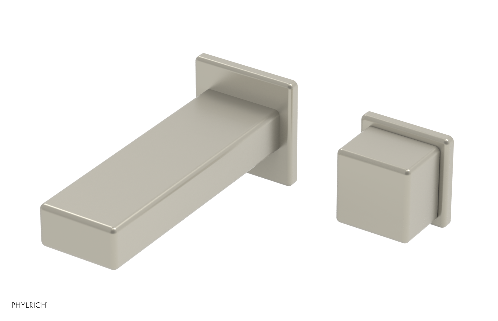 MIX - 6" Single Handle Wall Lavatory Set - Cube Handle 290-20-6