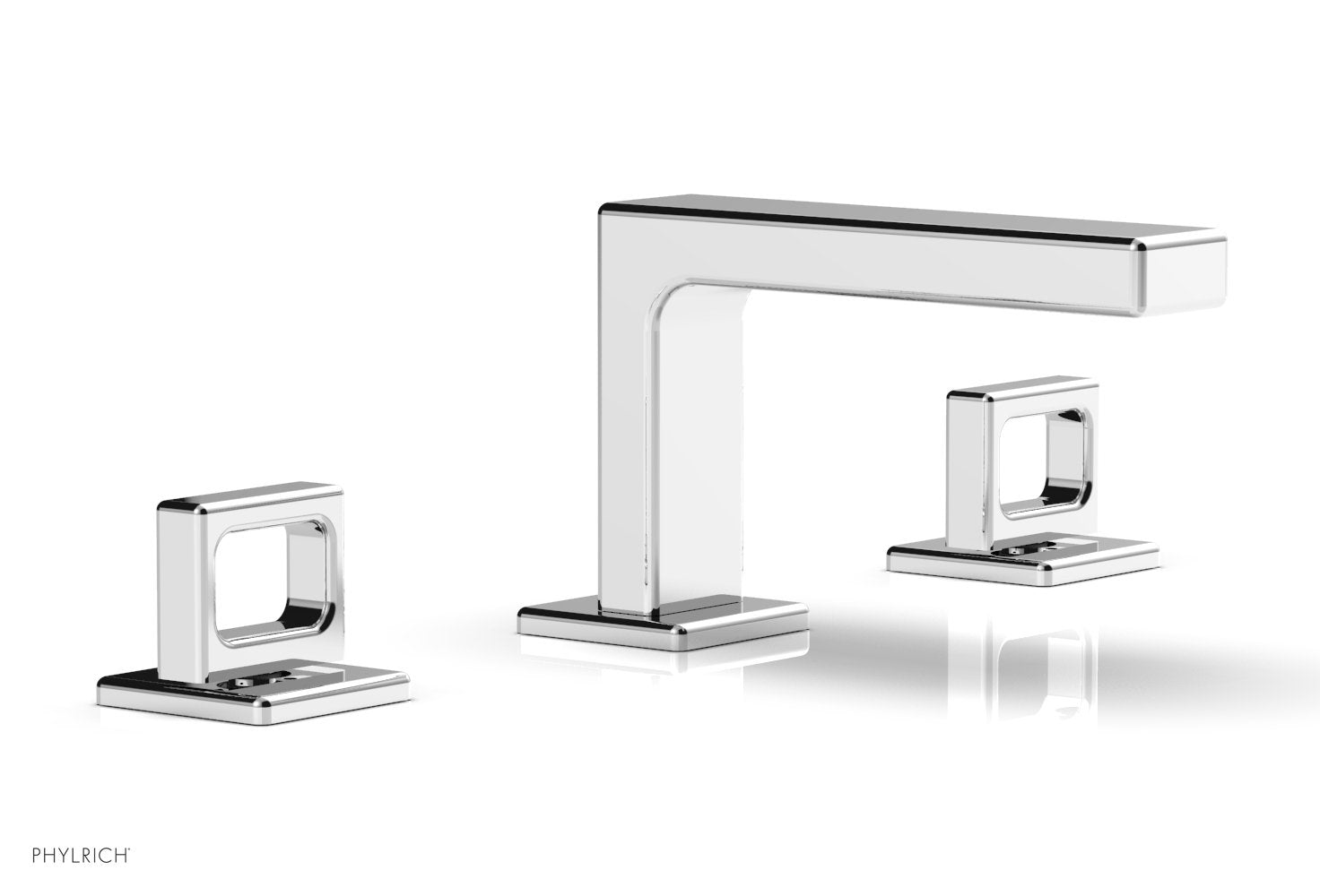 MIX Widespread Faucet - Ring Handles 4-1/4" Height 290L-03 — thumbnail 2