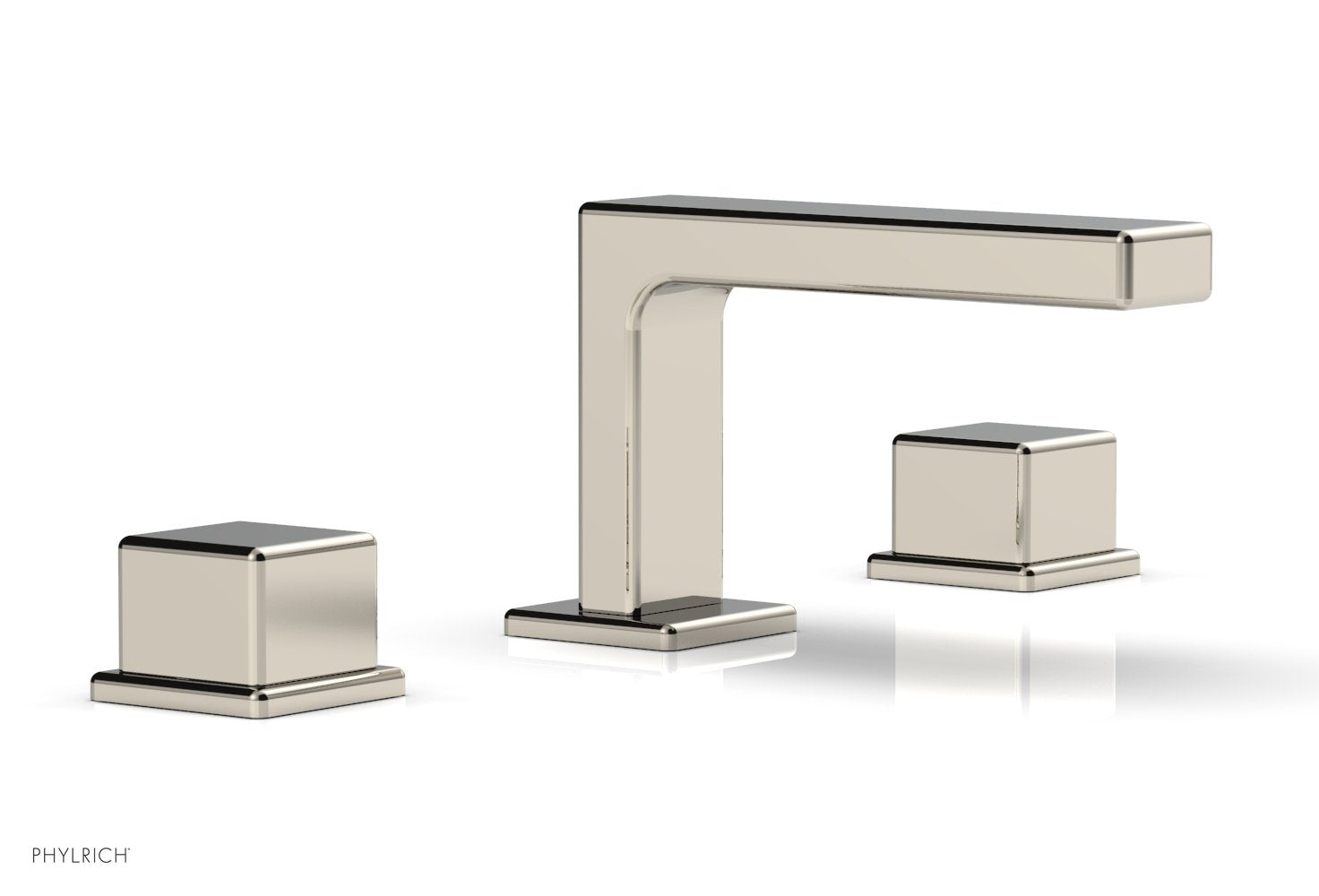 MIX Widespread Faucet - Cube Handles 4-1/4" Height 290L-04 — image 1