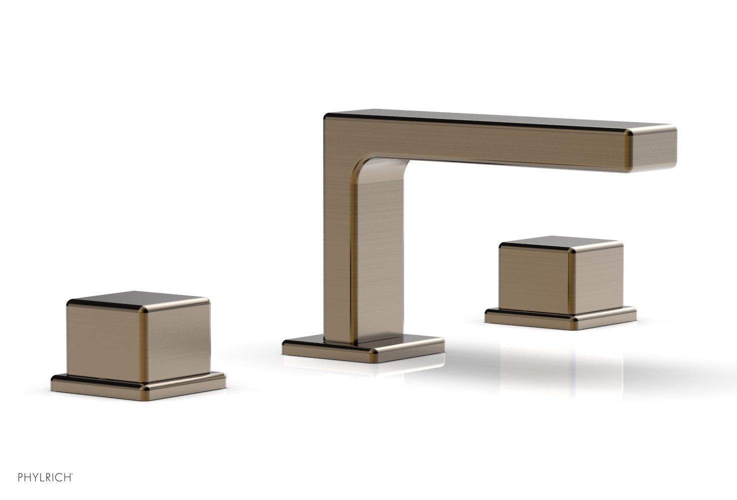 MIX Widespread Faucet - Cube Handles 4-1/4" Height 290L-04 — image 1