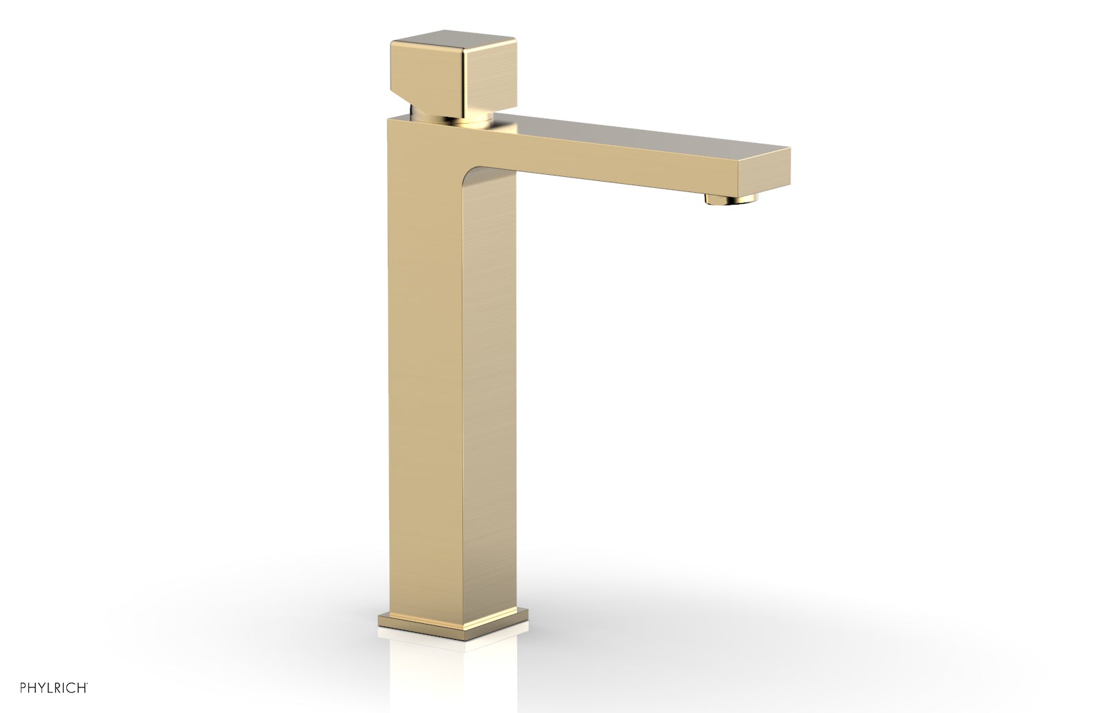MIX Single Hole Lavatory Faucet, Tall - Cube Handle 290T-08 — thumbnail 2