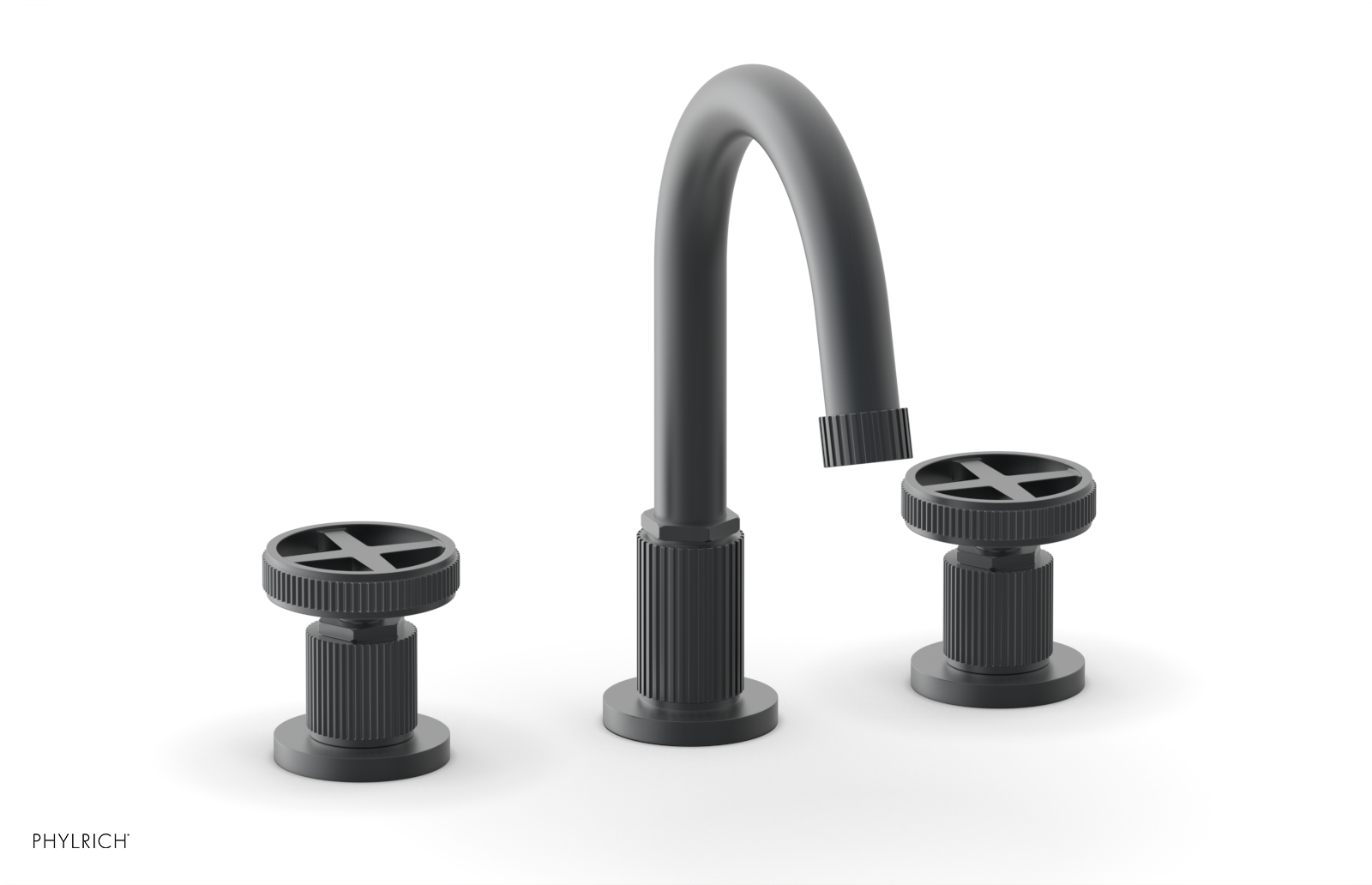 DUSTRIE Widespread Faucet - Cross Handle - Grooved 370-01