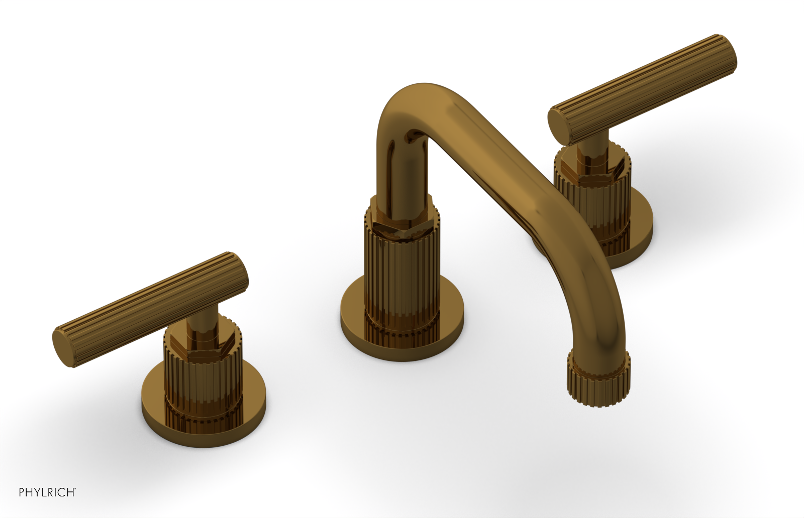 DUSTRIE Widespread Faucet - Lever Handle - Grooved 370-04 — image 1