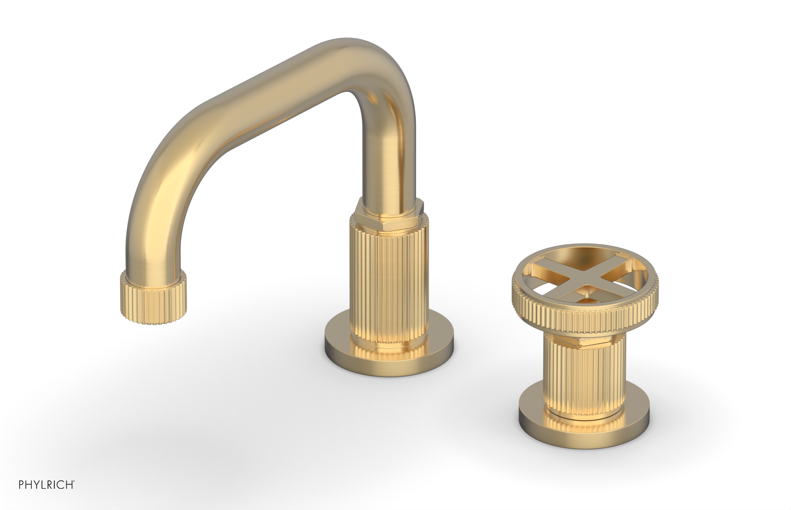 DUSTRIE Single Handle Faucet - Low Spout - Cross Handle 370-07