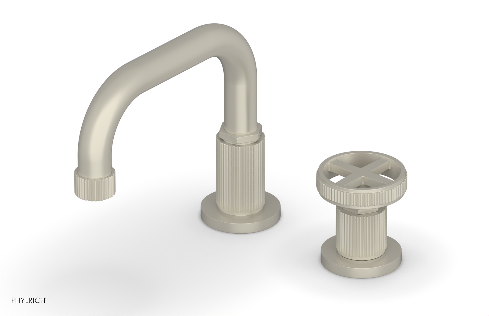 DUSTRIE Single Handle Faucet - Low Spout - Cross Handle 370-07