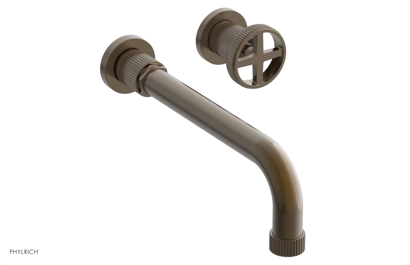 DUSTRIE Single Handle Wall Lavatory Set - 10" Spout - Grooved 370-15-10 — image 1