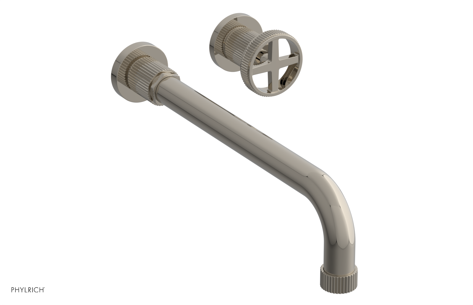 DUSTRIE Single Handle Wall Lavatory Set - 12" Spout - Grooved 370-15-12 — thumbnail 3