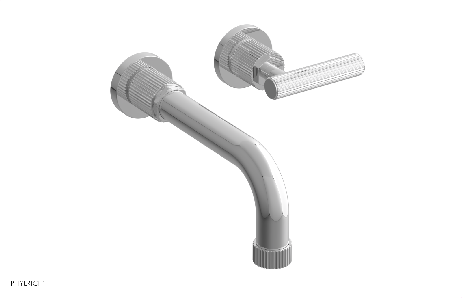 DUSTRIE Single Handle Wall Lavatory Set - 7 5/8" Spout - Grooved 370-16 — thumbnail 2