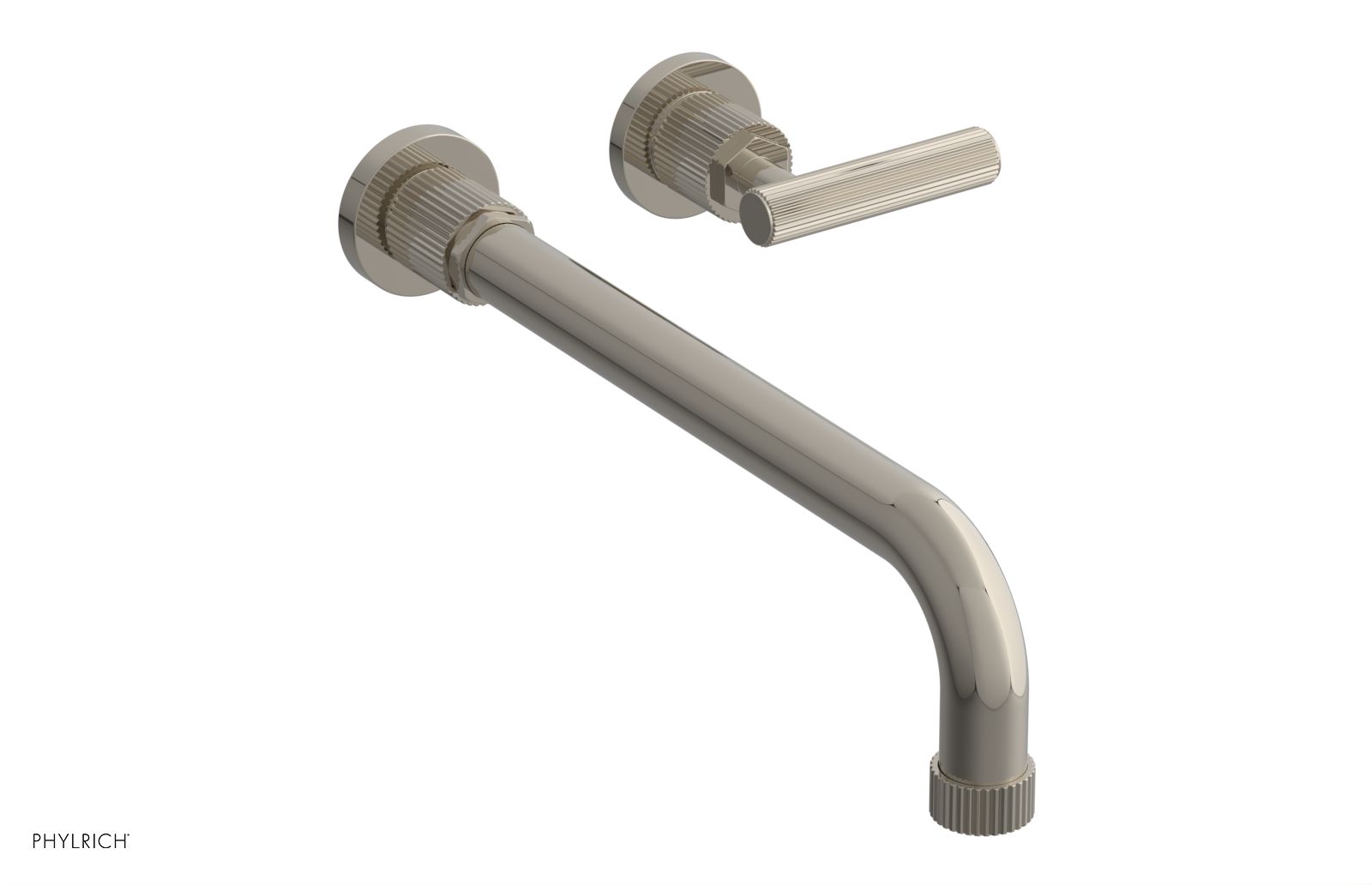 DUSTRIE Single Handle Wall Lavatory Set - 12" Spout - Grooved 370-16-12 — thumbnail 2