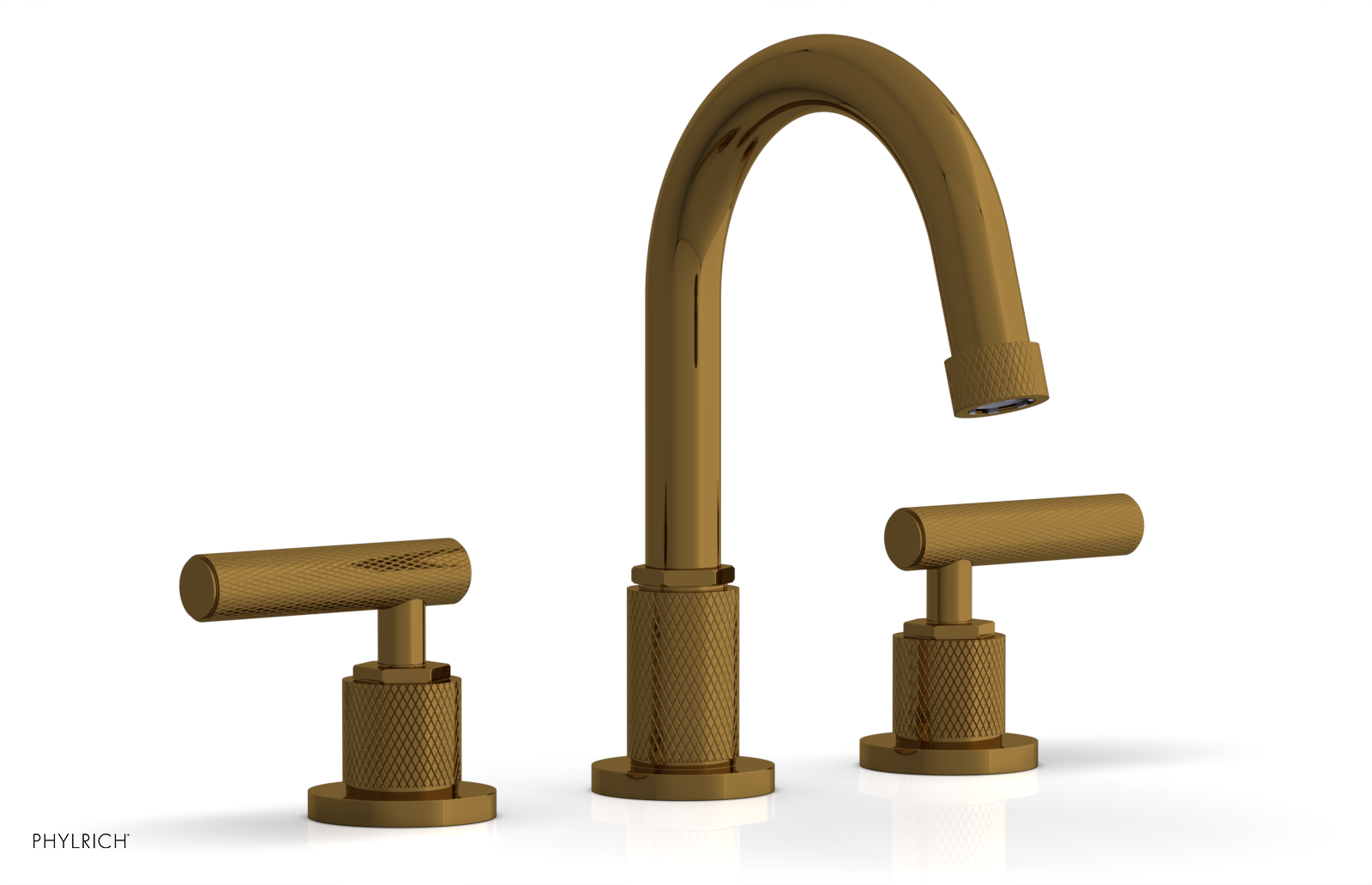 DUSTRIE Widespread Faucet - Lever Handle - Knurled 371-02