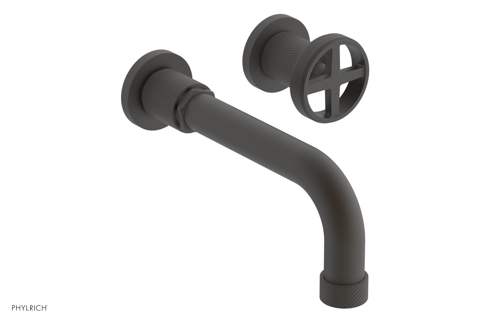 DUSTRIE Single Handle Wall Lavatory Set - 7 5/8" Spout - Knurled 371-15 — thumbnail 2