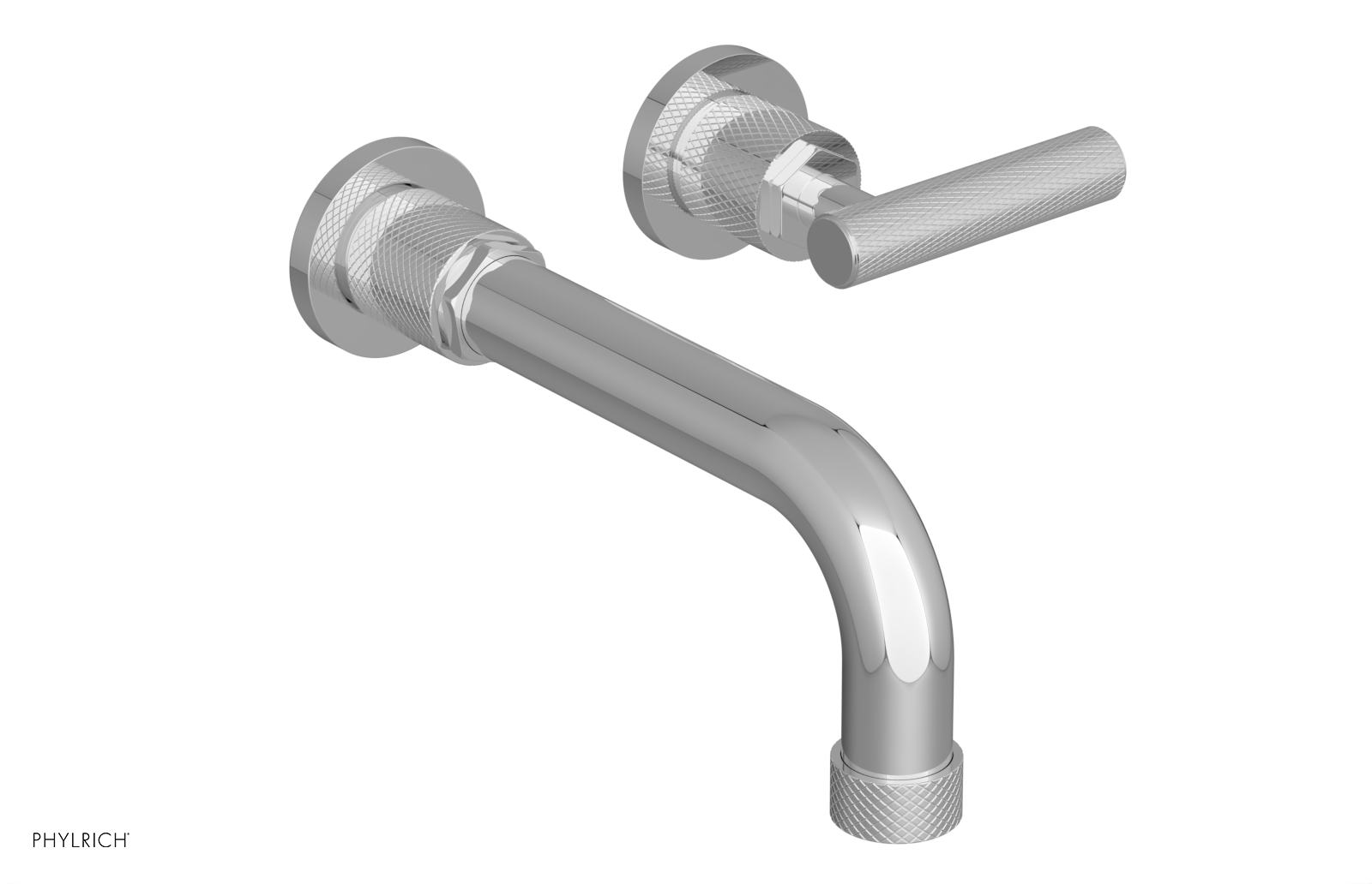 DUSTRIE Single Handle Wall Lavatory Set - 7 5/8" Spout - Knurled 371-16 — thumbnail 2