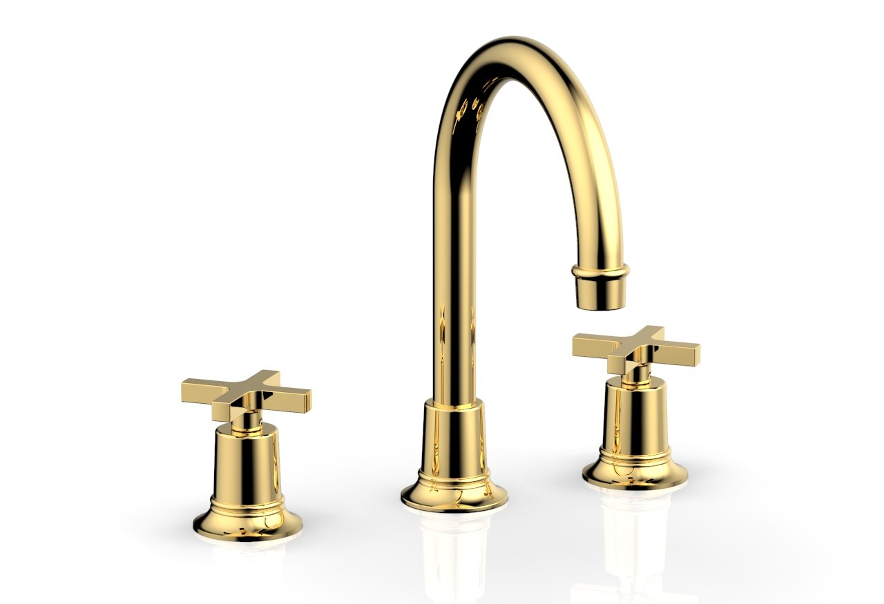 HEX MODERN Widespread Faucet with Cross Handles 501-03