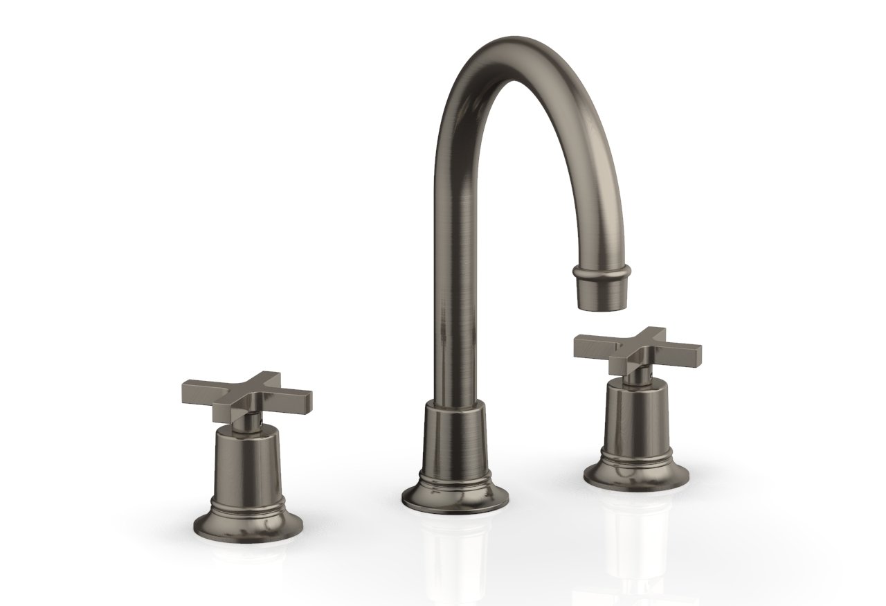 HEX MODERN Widespread Faucet with Cross Handles 501-03