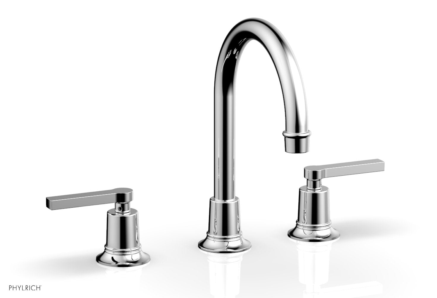 HEX MODERN Widespread Faucet - Lever Handles 501-04 — thumbnail 3