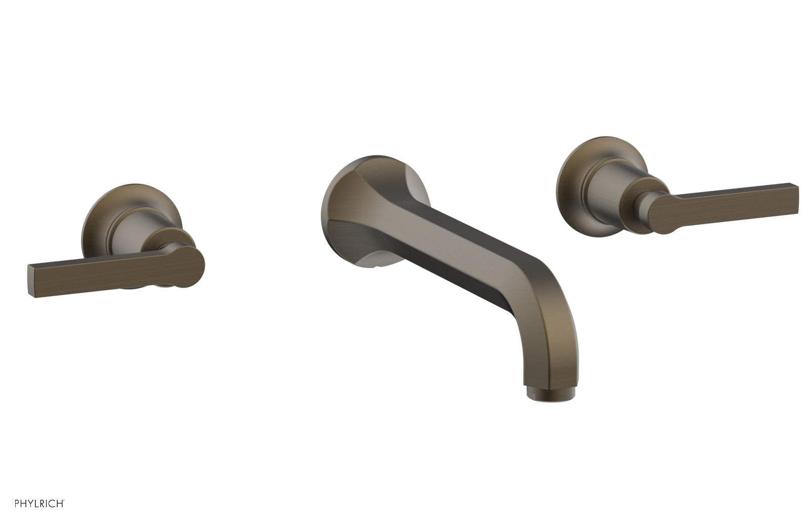 HEX MODERN Wall Lavatory Set - Lever Handles 501-12