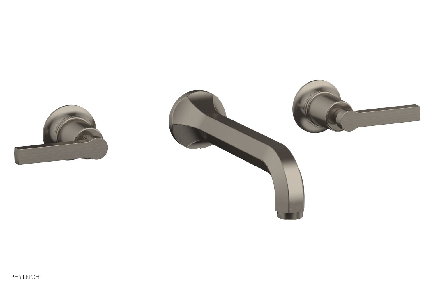HEX MODERN Wall Lavatory Set - Lever Handles 501-12
