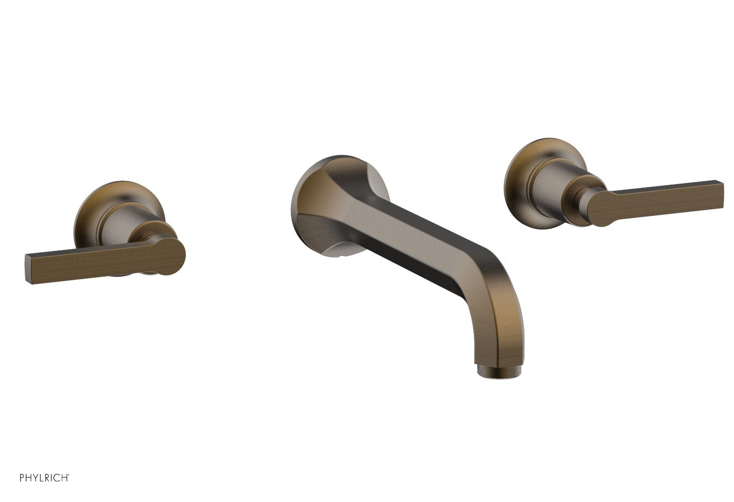 HEX MODERN Wall Lavatory Set - Lever Handles 501-12 — image 1