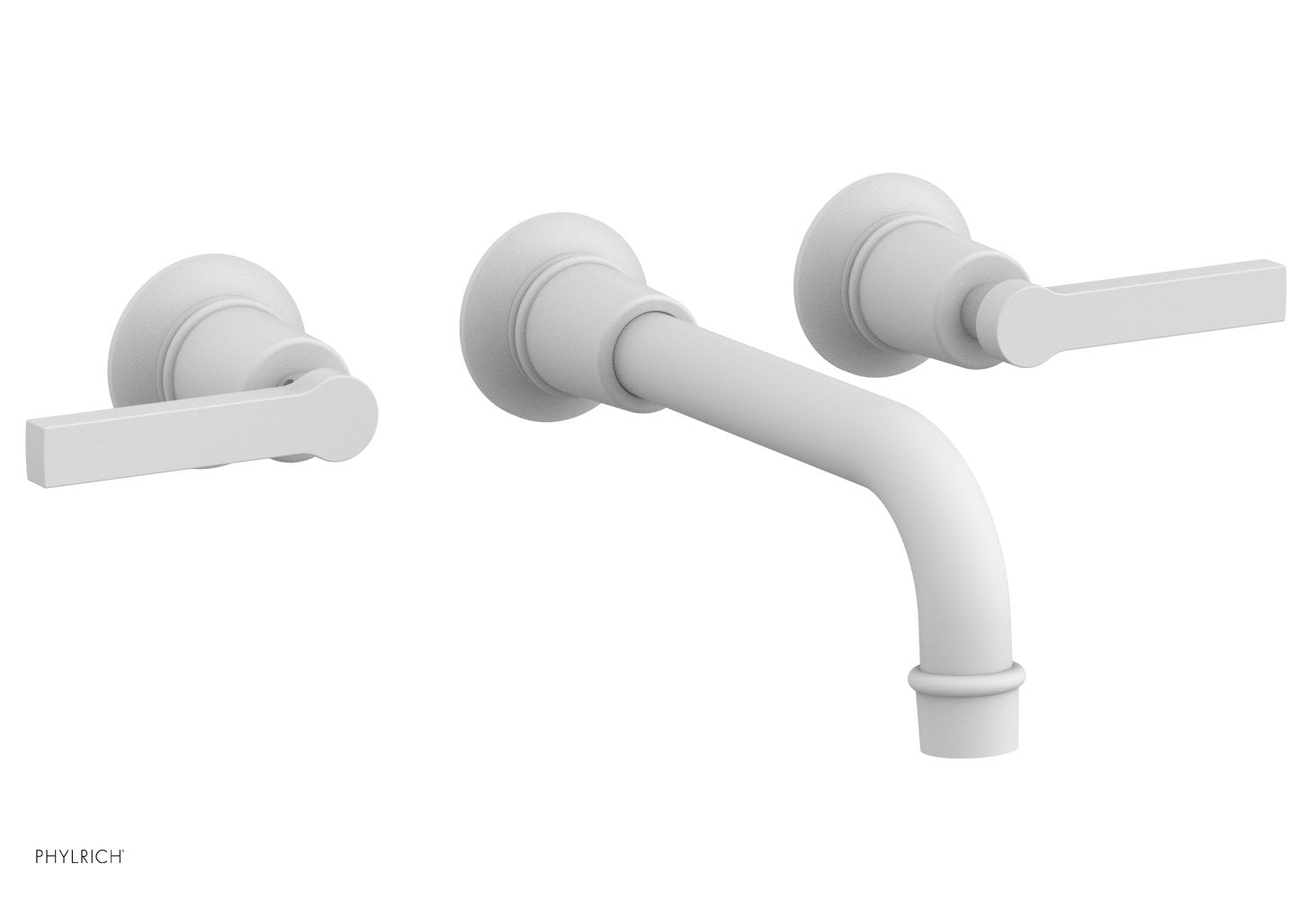 HEX MODERN Wall Lavatory Set with Lever Handles 501-14